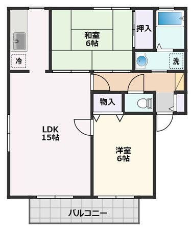 グリーンハイツ万博公園Ⅱの物件間取画像